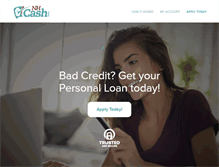 Tablet Screenshot of nhcash.com